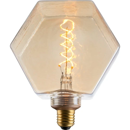 Żarówka dekoracyjna DecoVintage Amber LED E27 FILAMENT LB160 4W 1800K goldlux 317889 | 5901508317889 noxbox lampynox www.lampynox.pl