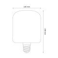 Żarówka dekoracyjna DecoVintage Smoke LED E27 FILAMENT JP142 4W goldlux 317926 | 5901508317926 noxbox lampynox www.lampynox.pl