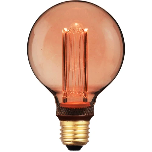 Żarówka dekoracyjna ﻿﻿DecoVintage Amber Pillar LED E27 G80 4W 1800K goldlux 317711 | 5901508317711 noxbox lampynox www.lampynox.pl