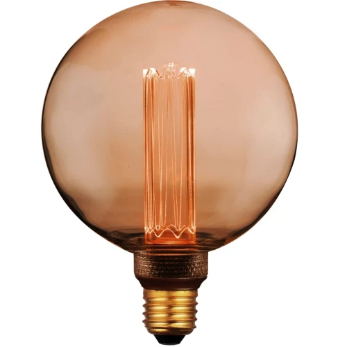 Żarówka dekoracyjna DecoVintage Amber Pillar LED E27 G125 4W 1800K goldlux 317735 | 5901508317735 noxbox lampynox www.lampynox.pl