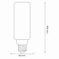 Żarówka dekoracyjna DecoVintage Amber Pillar LED E27 T60 4W 1800K 317766 | 5901508317766 noxbox lampynox www.lampynox.pl