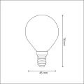 Żarówka LED filament G45 E14 230lm 5901508305084