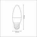 Żarówka LED E27 FILAMENT FC37 4,5W NEUTRALNA 4000K goldlux 316516 | 5901508316516 noxbox lampynox www.lampynox.pl