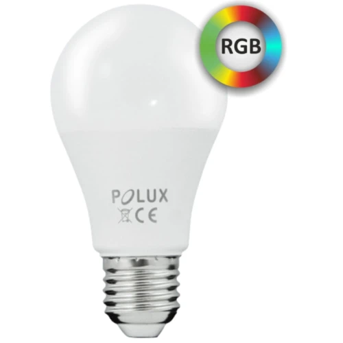 Żarówka LED POLUX SMART A60 E27 SMDWW RGB 6W 470lm POLUX 311382  5901508311382 lampynox noxbox www.lampynox.pl
