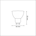 Platinum Żarówka LED GU10 5W 4000K glass goldlux 318909 | 5901508318909 noxbox lampynox www.lampynox.pl