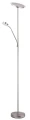 Lampa podłogowa Aaron chrom satyna LED 18W + 5W 3000K rabalux 4162 | 5998250341620 noxbox lampynox www.lampynox.pl
