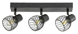 Aberama czarny 3xE14 Spot