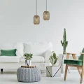 Lampa wisząca Adalla rattan brąz | czarny E27 rabalux 72091 | 5996595720919 noxbox lampynox www.lampynox.pl