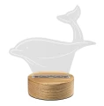 Lampka stołowa dekoracyjna Akali delfin LED 2W 3000K rabalux 76002 | 5996595760021 noxbox lampynox www.lampynox.pl