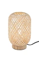 Lampka stołowa Alinafe rattan brąz jasny E14 rabalux 74016 | 5996595740160 noxbox lampynox www.lampynox.pl