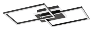 Athelstan czarny mat LED 40W 3000K Lampa sufitowa
