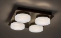 Sufitowa lampa łazienkowa Attichus czarny mat LED 21W 4000K IP44 rabalux 75004 | 5996595750046 noxbox lampynox www.lampynox.pl