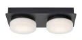 Sufitowa lampa łazienkowa Attichus czarny mat LED 11W 4000K IP44 rabalux 75002 | 5996595750022 noxbox lampynox www.lampynox.pl