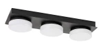Attichus czarny mat LED 18W 4000K IP44 Sufitowa lampa łazienkowa
