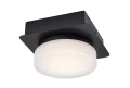 Sufitowa lampa łazienkowa Attichus czarny mat LED 5W 4000K IP44 rabalux 75001 | 5996595750015 noxbox lampynox www.lampynox.pl