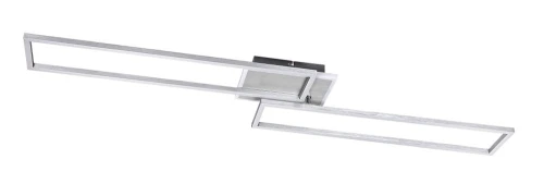 Lampa sufitowa sterowana aplikacją Benedick aluminium szczotkowane WiFi Bluetooth LED Dim. 40W 2700-6500K Pilot rabalux 71015 | 5996595710156 noxbox lampynox www.lampynox.pl