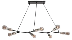 Branwen czarny mat 7xE27 Lampa wisząca