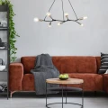 Lampa wisząca Branwen czarny mat 7xE27 rabalux 72027 | 5996595720278 noxbox lampynox www.lampynox.pl