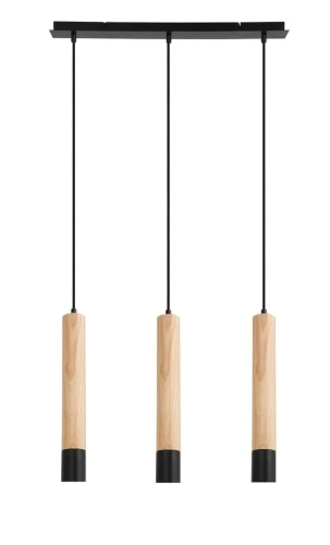 Lampa wisząca Braulia brąz | czarny 3xGU10 rabalux 72133 | 5996595721336 noxbox lampynox www.lampynox.pl