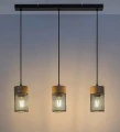 Lampa wisząca Callum czarny | brąz 3xE27 rabalux 72043 | 5996595720438 noxbox lampynox www.lampynox.pl