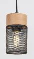 Lampa wisząca Callum czarny | brąz E27 rabalux 72041 | 5996595720414 noxbox lampynox www.lampynox.pl