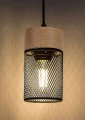 Lampa wisząca Callum czarny | brąz E27 rabalux 72041 | 5996595720414 noxbox lampynox www.lampynox.pl