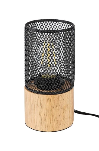 Lampka stołowa Callum czarny | brąz E27 rabalux 74040 | 5996595740405 noxbox lampynox www.lampynox.pl