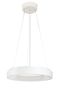 Ceilo biały Ø 48cm LED dim. 38W 3000-4000-6500K pilot Lampa wisząca ściemnialna