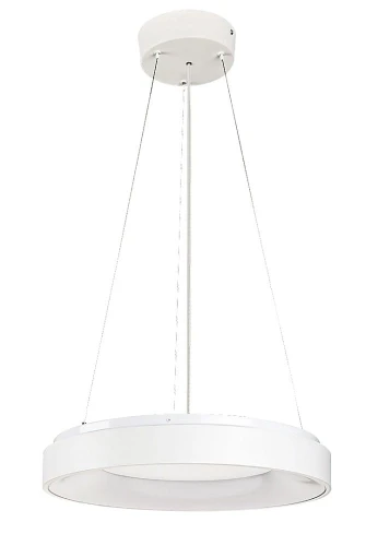 Lampa wisząca ściemnialna sterowana pilotem Ceilo biały Ø 48cm LED dim. 38W 3000-4000-6500K rabalux 72002 | 5996595720025 noxbox lampynox www.lampynox.pl