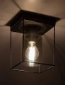 Lampa sufitowa Chadwick czarny | przydymiony E27 rabalux 71031 | 5996595710316 noxbox lampynox www.lampynox.pl