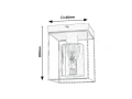 Lampa sufitowa Chadwick czarny | przydymiony E27 rabalux 71031 | 5996595710316 noxbox lampynox www.lampynox.pl