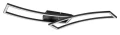 Lampa sufitowa Cirilla czarny LED 40W 3000K rabalux 71005 | 5996595710057 noxbox lampynox www.lampynox.pl