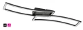 Lampa sufitowa Cirilla czarny LED 40W 3000K rabalux 71005 | 5996595710057 noxbox lampynox www.lampynox.pl