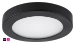 Coco czarny Ø 8,5cm LED 3W 4000K IP44 Łazienkowa lampa sufitowa