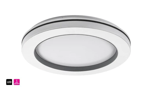 Plafon Cooperius biały Ø 48cm LED Dim. 47W 3000-4000-6500K pilot rabalux 71003 | 5996595710033 noxbox lampynox www.lampynox.pl