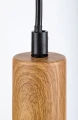Lampa wisząca pojedyncza Dollien czarny mat | brąz E27 rabalux 72071 | 5996595720711 noxbox lampynox www.lampynox.pl
