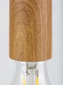Lampa wisząca pająk Dollien czarny mat | brąz 5xE27 rabalux 72075 | 5996595720759 noxbox lampynox www.lampynox.pl