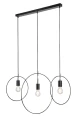 Lampa wisząca Dilara czarny mat 3xE27 rabalux 72019 | 5996595720193 noxbox lampynox www.lampynox.pl