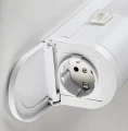 Lampa podszafkowa kuchenna Duddu biały szer. 87cm. włącznik | gniazdo elektryczne LED 20W 4000K IP44 rabalux 78028 | 5996595780289 noxbox lampynox www.lampynox.pl