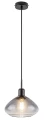 Lampa wisząca Dvora czarny mat | przydymiony Ø 22cm E27 rabalux 72021 | 5996595720216 noxbox lampynox www.lampynox.pl
