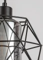 Lampa wisząca Emrys czarny mat | przydymiony 3xE27 rabalux 72113 | 5996595721138 noxbox lampynox www.lampynox.pl