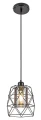 Lampa wisząca Emrys czarny mat | przydymiony E27 rabalux 72111 | 5996595721114 noxbox lampynox www.lampynox.pl
