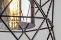 Lampa wisząca Emrys czarny mat | przydymiony E27 rabalux 72111 | 5996595721114 noxbox lampynox www.lampynox.pl