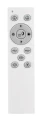 Plafon Faramir biały szer. 40cm. LED 24W RGB 3000-4000-6500K pilot rabalux 71002 | 5996595710026 noxbox lampynox www.lampynox.pl