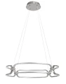Lampa wisząca Fringilla chrom satyna Ø 60cm LED 67W 4000K rabalux 72010 | 5996595720100 noxbox lampynox www.lampynox.pl