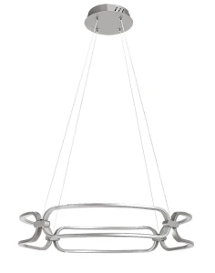 Fringilla chrom satyna Ø 60cm LED 67W 4000K Lampa wisząca