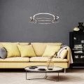 Lampa wisząca Fringilla chrom satyna Ø 60cm LED 67W 4000K rabalux 72010 | 5996595720100 noxbox lampynox www.lampynox.pl
