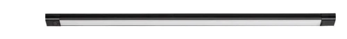 Lampa podszafkowa kuchenna Hanson czarny szer. 50cm. czujnik ruchu LED 8W 3000K IP20 rabalux 78026 | 5996595780265 noxbox lampynox www.lampynox.pl