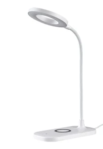 Hardin biały ładowarka indukcyjna LED 5W dim. 2700-6000K Lampka stołowa ( 1 szt. dostępna od ręki. Wysyłka 24 h. )