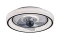 Lampa sufitowa z wentylatorem Horacio czarny | biały wentylator Ø 47cm LED dim. 67W 3000-6000K pilot rabalux 71009 | 5996595710095 noxbox lampynox www.lampynox.pl